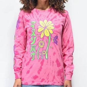 zumiez pink long sleeve